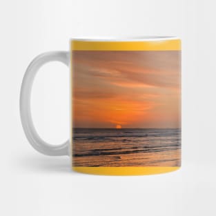 Daybreak on the beach Mug